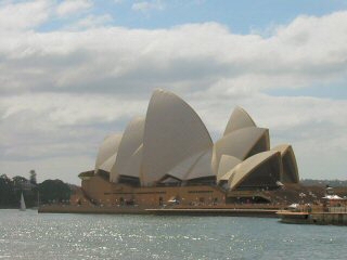 Die Oper in Sydney.