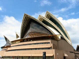 Die Oper in Sydney.